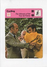 Cyclisme autographe bernard d'occasion  France