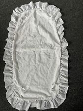 Broderie anglaise white for sale  ABERGAVENNY