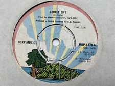 VINTAGE ISLAND ROXY MUSIC HULA KULA STREET LIFE VINYL SINGLE 7" RECORD, używany na sprzedaż  Wysyłka do Poland