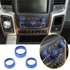 Usado, Para 2013-2017 Dodge RAM 1500 azul interior console central interruptor botão acabamento anel comprar usado  Enviando para Brazil