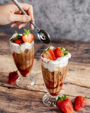 Milkshake glass dessert for sale  BIRMINGHAM