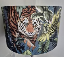 Tiger table lampshade for sale  CROYDON