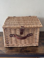 Square wicker picnic for sale  ROMSEY