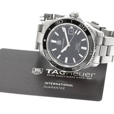 TAG HEUER WAK2110.FT6027 Aquaracer calibre 5 data automático masculino #C653 comprar usado  Enviando para Brazil