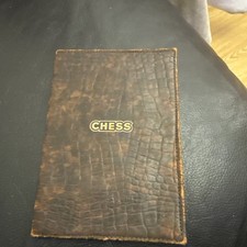 vintage leather chess board for sale vintage leather chess board for sale LONDON