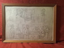 Disegno antico. tavola usato  Napoli