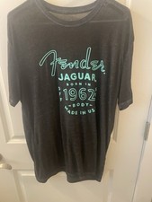 Camiseta masculina cinza LUCKY BRAND Fender Jaguar Born In 1962 tamanho grande, usado comprar usado  Enviando para Brazil