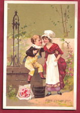 Très Rare  Série 6 Chromo Au Bon Marche.  Histoire D'Amour De Magnifiques Bébés., usado comprar usado  Enviando para Brazil