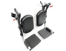 Usado, Descanso de perna para elevação de cadeira de rodas com almofada de panturrilha acolchoada placas compostas comp... comprar usado  Enviando para Brazil