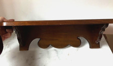 Prateleira de parede de madeira rack de exibição pendurado na parede 18” de comprimento 5” de altura vintage.. comprar usado  Enviando para Brazil