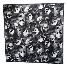 Raven skull bandana for sale  NEWTON ABBOT