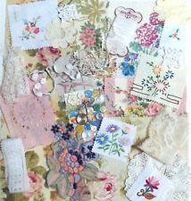 Mixed embroidered fabric for sale  CAMBRIDGE