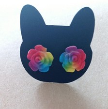 Handmade rainbow rose for sale  DARLINGTON