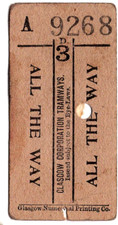 Tram ticket glasgow for sale  UK