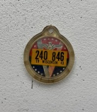 dav mini license plate key tag for sale  New York