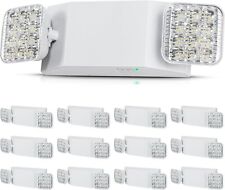 Usado, Pacote com 12 luzes comerciais 3W LED branco iluminação de saída de emergência 2 LED cabeça quadrada comprar usado  Enviando para Brazil