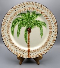 Artista Leslieann Marshburn design de coqueiro 11,25" carregador ou prato de bolo comprar usado Artista Leslieann Marshburn design de coqueiro 11,25" carregador ou prato de bolo comprar usado  Enviando para Brazil