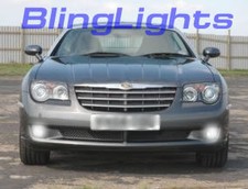 Kit de lâmpadas de direção de luzes de neblina halo LED branco para Chrysler Crossfire 2004-2008 comprar usado  Enviando para Brazil