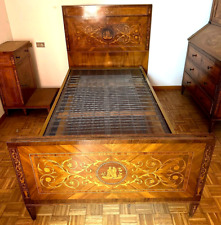 Letto singolo intarsiato usato  Merate