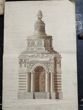 Antico progetto cappella usato  Priolo Gargallo