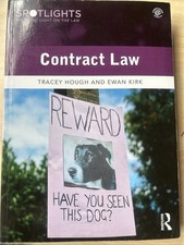 Contract law tracey for sale  BIRMINGHAM