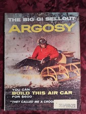 ARGOSY March 1960 AIR CAR ERNIE PYLE JACK SCHAEFER +++ segunda mano  Embacar hacia Mexico