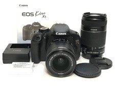 Canon EOS Kiss X5 & EF-S 18-55mm F3.5-5.6 IS STM & EF-S 55-250mm F4-5.6 IS II comprar usado  Enviando para Brazil