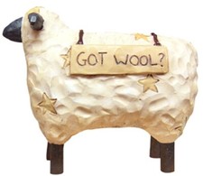 Primitive sheep figurine for sale  Richmond