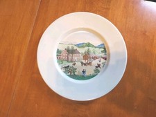 grandma moses plate for sale  Deadwood