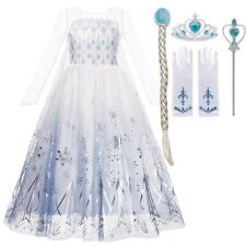 Fantasias Vestido de Princesa Meninas Rainha da Neve Crianças Vestidos Infantil Cosplay Vestido de Festa comprar usado  Enviando para Brazil
