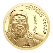 Mongolia – 2016 – 1000 Togrog – Chinggis Chan 2016 ZŁOTO (PROOF) na sprzedaż  PL