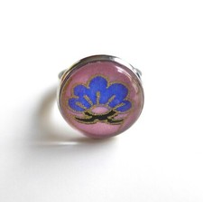 Bague ronde motif d'occasion  Paris XIII