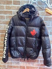 Dsquared2 piumino nero usato  Roma