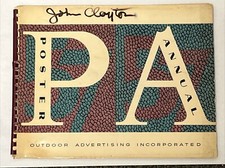 Outdoor Advertising Incorporated 1957 POSTER ANNUAL graphic design book comprar usado  Enviando para Brazil