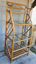 Rattan bookcase wicker for sale  New Braunfels