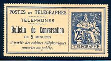 Sello de telégrafo/teléfono de Francia, 1888, H7 tipo 3 MH, cv 200,00 segunda mano  Embacar hacia Mexico
