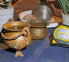 Mini chaudrons cuivre d'occasion  Sainte-Bazeille