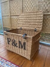 Wicker picnic basket for sale  EXETER