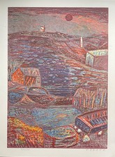 Signierter farbholzschnitt est gebraucht kaufen Signierter farbholzschnitt est gebraucht kaufen  Tönisvorst