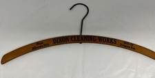 Cabide de madeira vintage RARO Dixon Cleaning Works 1511-13 Irvington Ave Delaware comprar usado  Enviando para Brazil