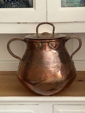 Antique lidded copper for sale  IPSWICH