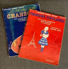 Lot partitions chansons d'occasion  Chazay-d'Azergues