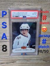 2006 Alexander Ovechkin Flair Showcase Private Box Legacy Collection PSA 8 #8/50 comprar usado 2006 Alexander Ovechkin Flair Showcase Private Box Legacy Collection PSA 8 #8/50 comprar usado  Enviando para Brazil