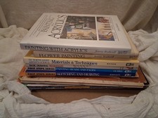 Lote de 19 Livros sobre Pintura e Desenho, Técnica, Perspectiva, Materiais, Mix comprar usado  Enviando para Brazil