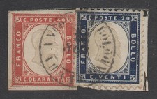 Regno 1862 frammento usato  Pisa