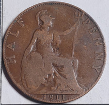 Half penny 1911 d'occasion Half penny 1911 d'occasion  Sartrouville