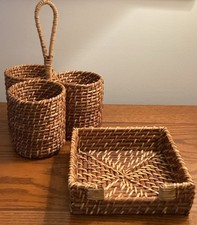 Wicker rattan basket for sale Wicker rattan basket for sale  Freeport