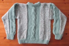 Mintgrüner wollpullover skipu gebraucht kaufen  Deutschland
