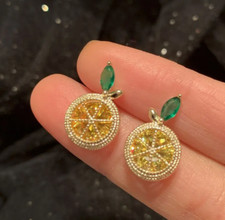 Lemon earrings slice for sale  Sulphur Springs