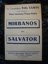 Partition mirbanos salvator d'occasion  Metz-